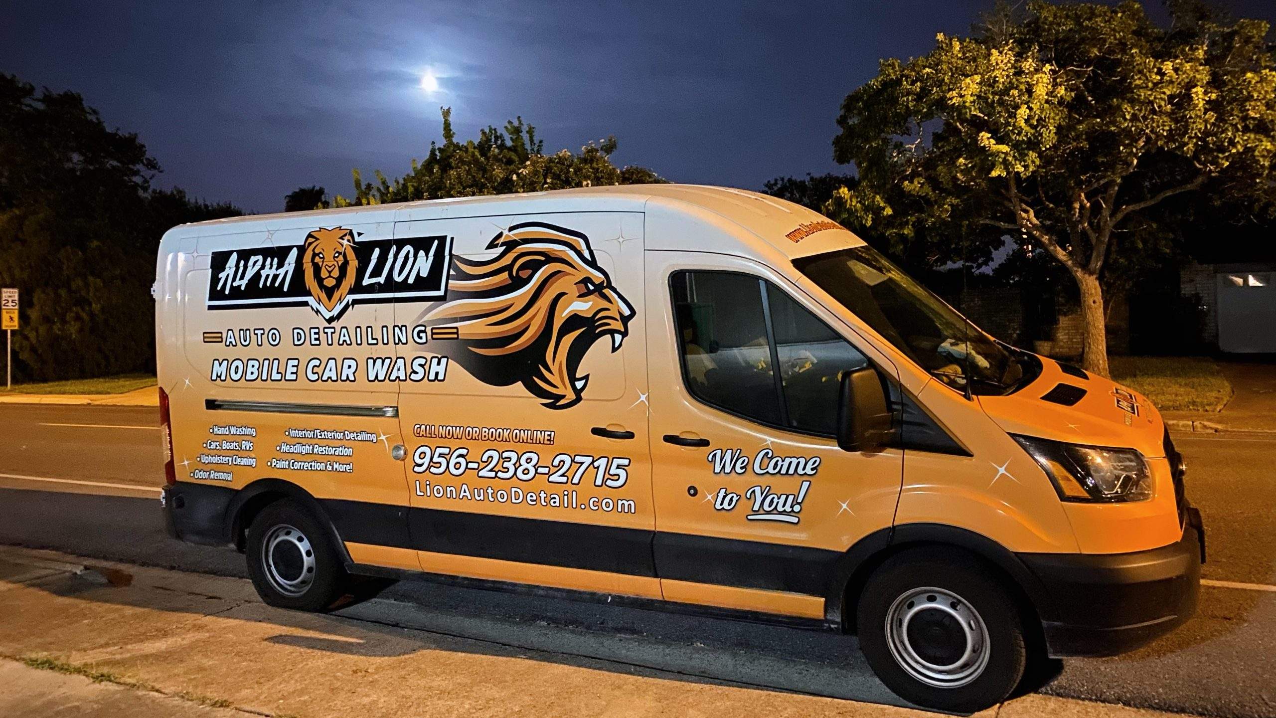 Alpha Lion Auto Detailing Cargo Van
