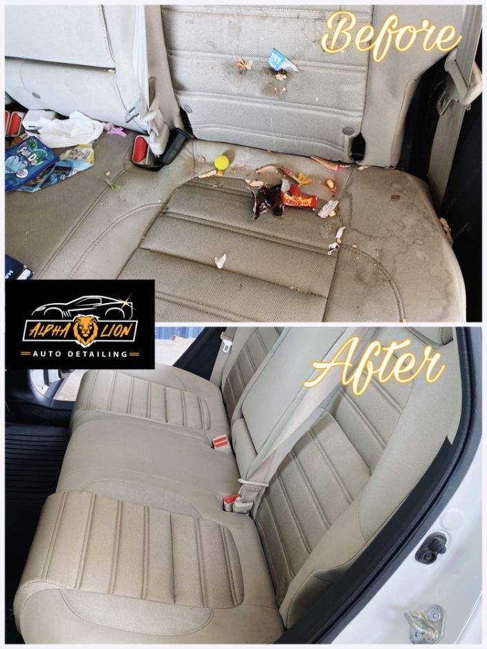 Before And After Comparison Clean Seats