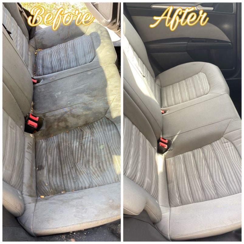 Dirty Seats Cleaned Comparison